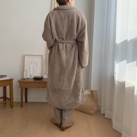 ✳︎予約販売✳︎shaggy gown coat_no0044