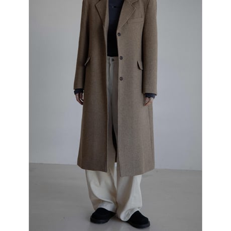 《予約販売》quilting liner wool long coat/2colors_no0410