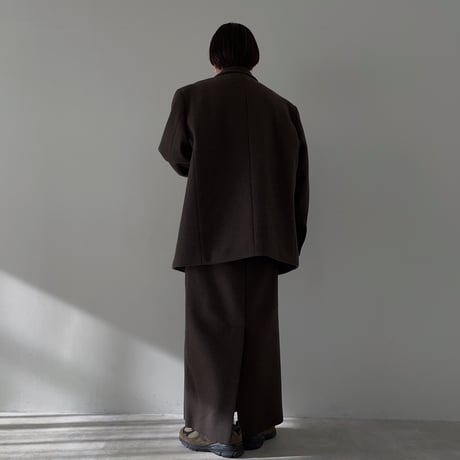《予約販売》material warm long skirt/2colors_ns0087