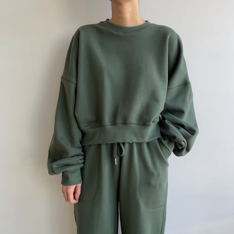 【nokcha original】“nc” croped mtm/3colors_nt1607
