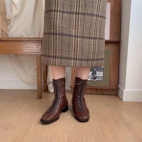 ✳︎予約販売✳︎lace up  boots/2colors_na0105