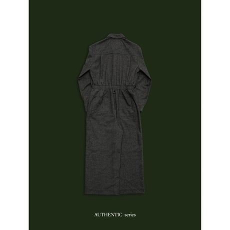 - AUTHENTIC series - classy jumpsuit/melange brown_an0024