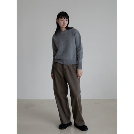 《予約販売》silhouette angora knit pullover/2colors_nt2196