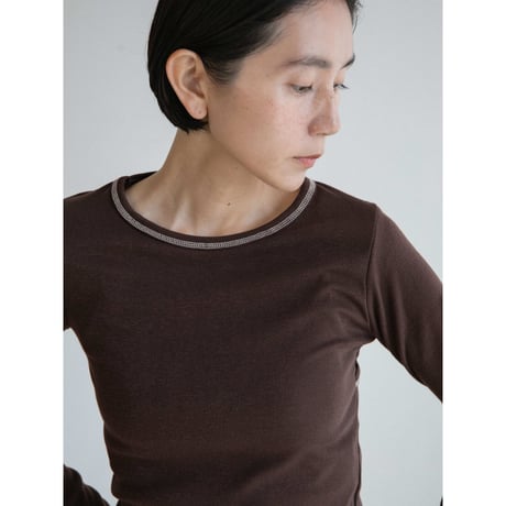 《予約販売》cover stitch back accent tops/3colors_nt2557
