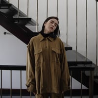 【nokcha original】2way military jacket/olive khaki_no0233