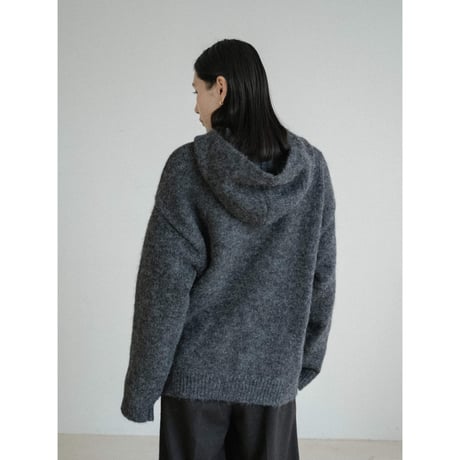 《予約販売》mannish over knit hoodie/2colors_nt2434