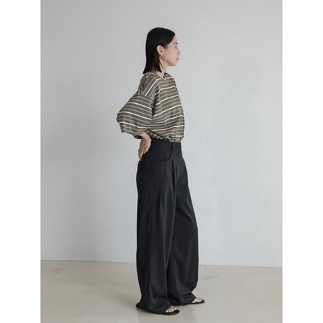 《予約販売》unique tuck wide pants/2colors_np1117