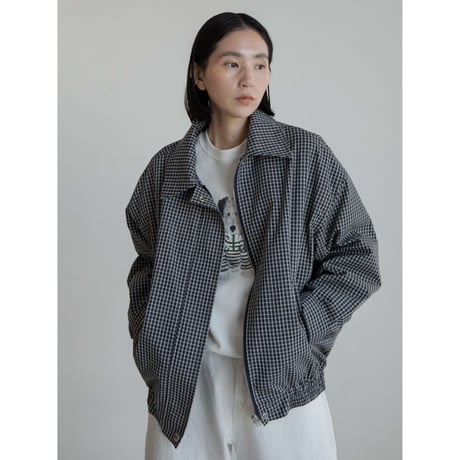 《予約販売》check over blouson/2colors_no0442