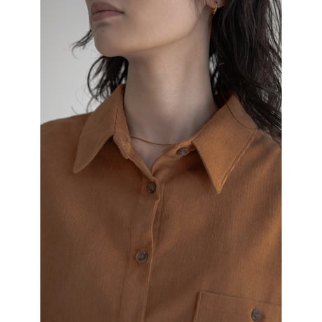 《予約販売》corduroy mannish over shirt/2colors_nb0269