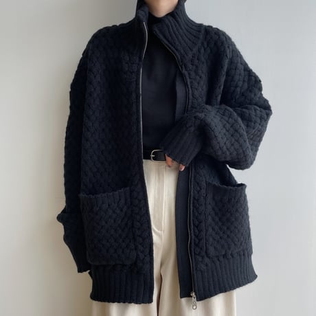 《予約販売》mannish knit cardigan/2colors(unisex)_nt1886