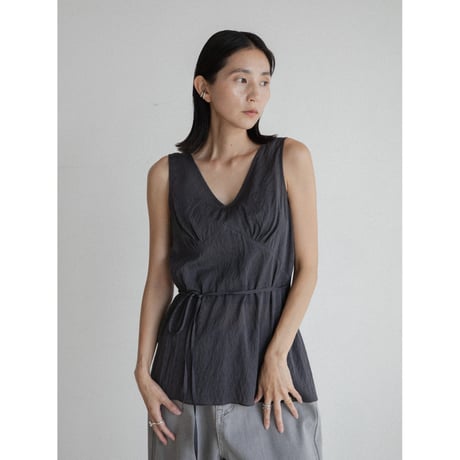 《予約販売》sheer accent sleeveless/2colors_nb0322
