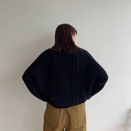 《予約販売》cable simply knit/3colors_nt1551