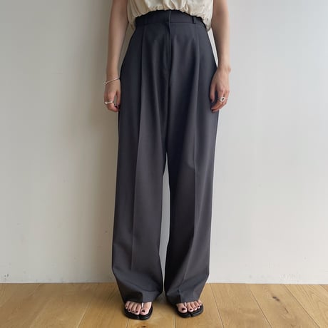 《予約販売》tuck summer pants/2colors_np0865
