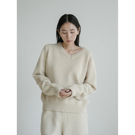 《予約販売》mannish knit setup/2colors_nt2435