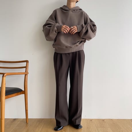 【nokcha original】relaxy pants/deep brown_np0694