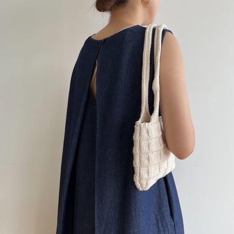 《予約販売》minimal knit bag/2colors_na0414