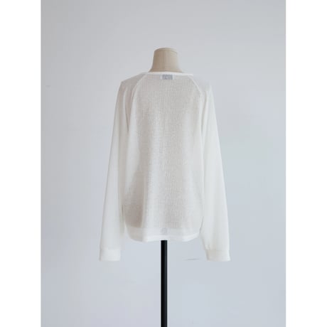 《予約販売》sheer lib button fly tops/2colors_nt2600
