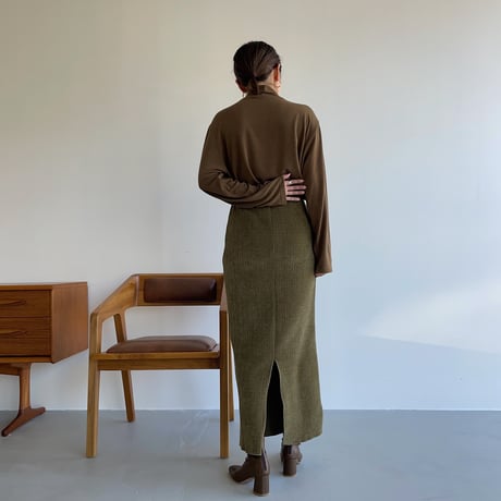 《予約販売》velvet long skirt/2colors_ns0062