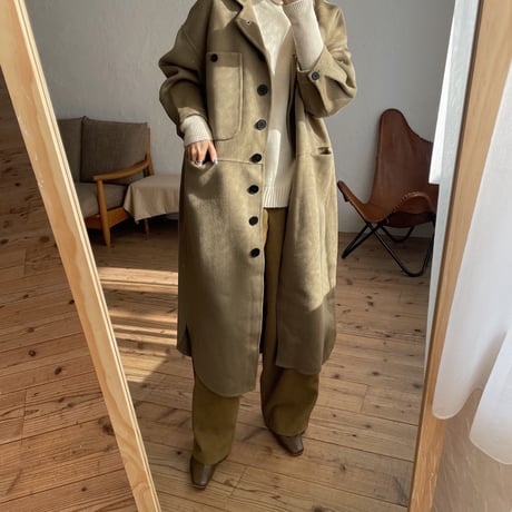 《予約販売》pocket long wool coat/2colors_no0139