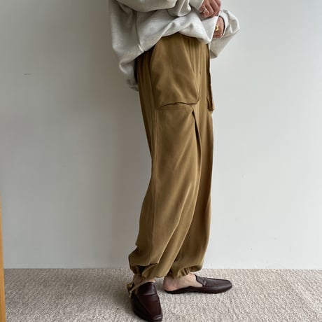 【nokcha original】2way pocket pants/olive khaki_np0666