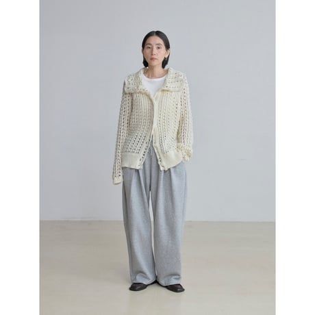 《予約販売》tuck oval sweat pants_np1207