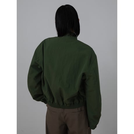 - AUTHENTIC series - neck string jumper/green_an0032