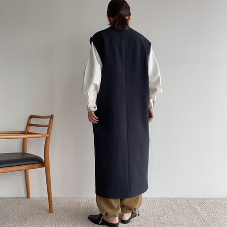 【nokcha original】2set mulch coat/navy_no0231