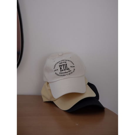 《予約販売》embroidery mannish cap/3colors_na0692