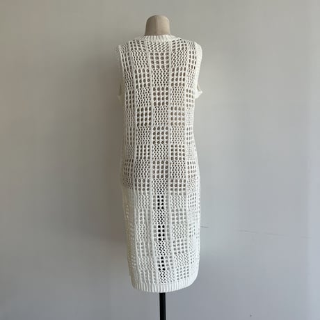 《予約販売》knit mesh long one-piece/2colors_nd0137