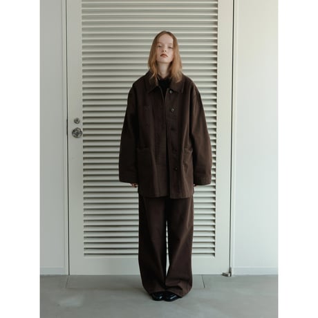 【NOKCHA original】cotton over jacket/brown_no0466