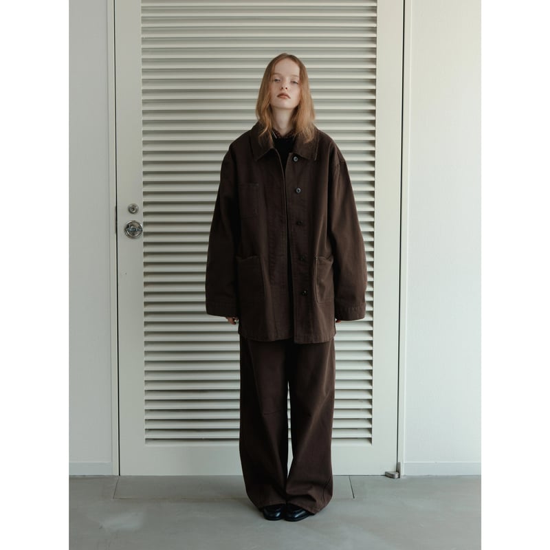 NOKCHA original】cotton over jacket/brown_no046
