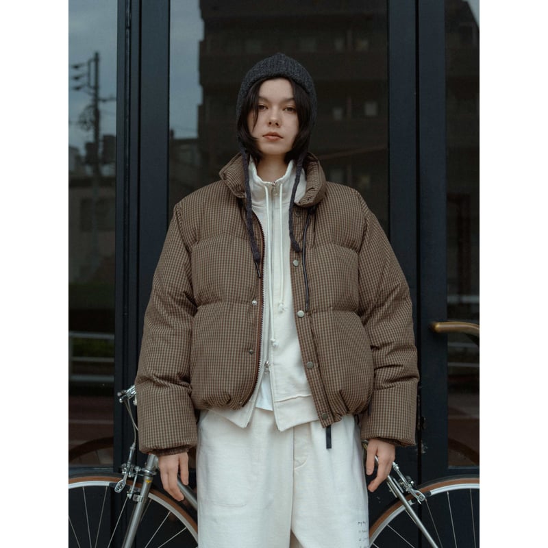 NOKCHA original】mannish down jacket/check_no04