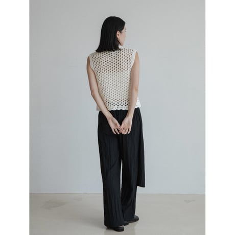 《予約販売》mannish low gauge knit vest/2colors_nt2339