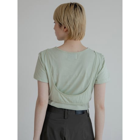 【NOKCHA original】layered label tee/3colors_nt2301