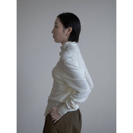 《予約販売》button accent knit/2colors_nt2169