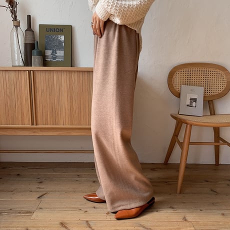 《予約販売》knit easy pants/2colors_np0295