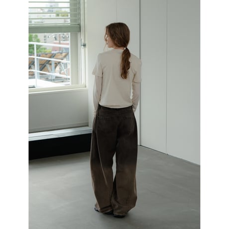 【NOKCHA original】gradation oval jeans_np1155