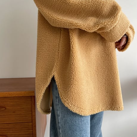 《予約販売》boa zip pullover/2colors_nt1193