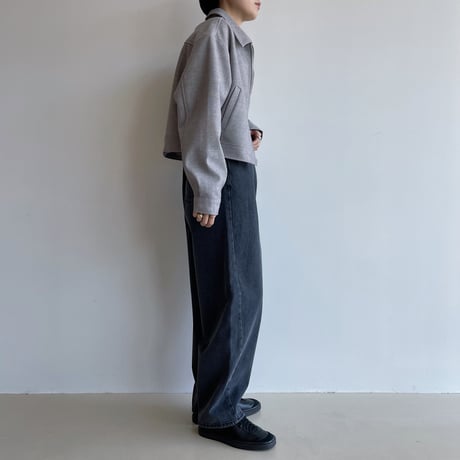 《予約販売》material croped jacket/2colors_no0350