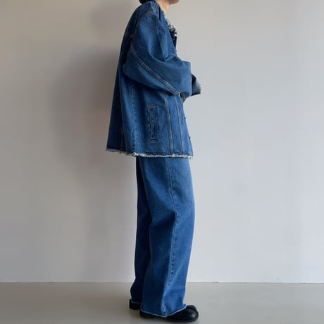《予約販売》crash denim jacket/2colors_no0356
