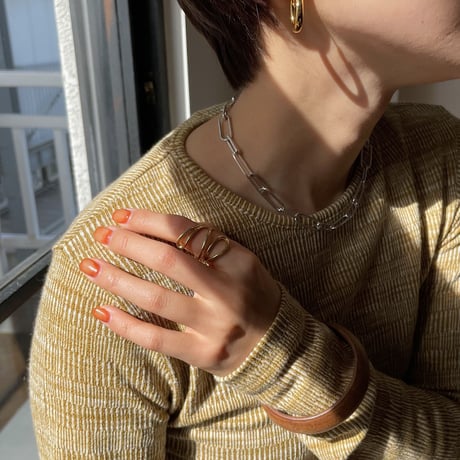 《予約販売》silver925 chain choker necklace_na0263
