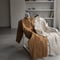 【nokcha original】washer quilting trench coat/ivory_no0120