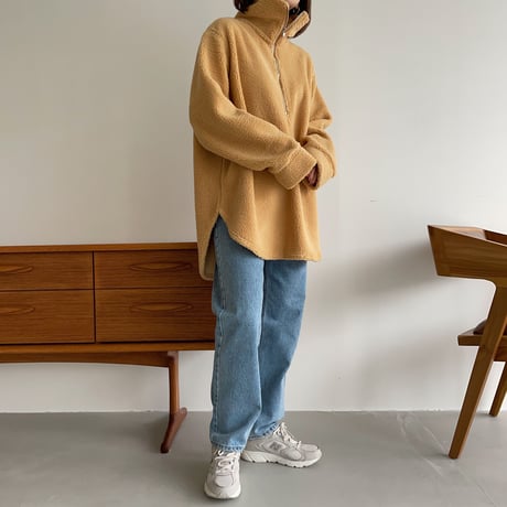 《予約販売》boa zip pullover/2colors_nt1193