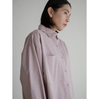 《予約販売》mannish over cotton shirt/2colors_nb0287