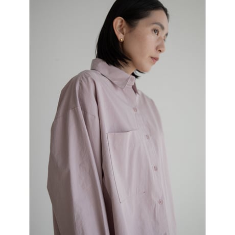 《予約販売》mannish over cotton shirt/2colors_nb0287