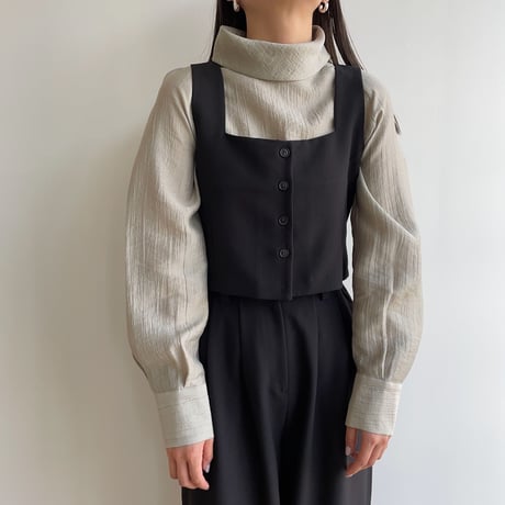 《予約販売》mannish mini vest/2colors_nt1280