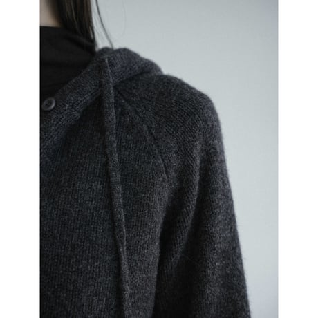 《予約販売》henley neck raglan knit hoodie/2colors_nt2458