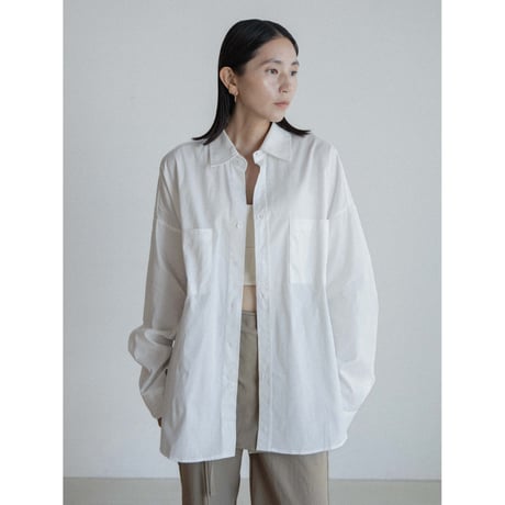《予約販売》over mannish shirt/2colors_nb0330