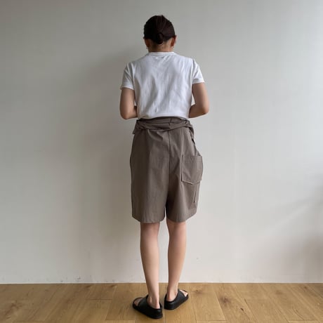 【nokcha original】mannish half jumpsuit/graige_np0800