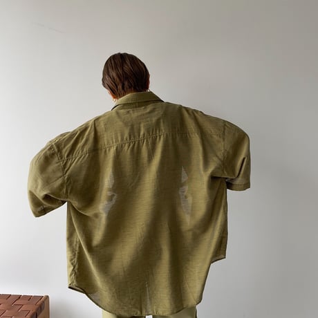 《予約販売》unisex material shirt/3colors_nt0960
